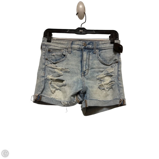 Shorts By American Eagle In Blue Denim, Size: 6