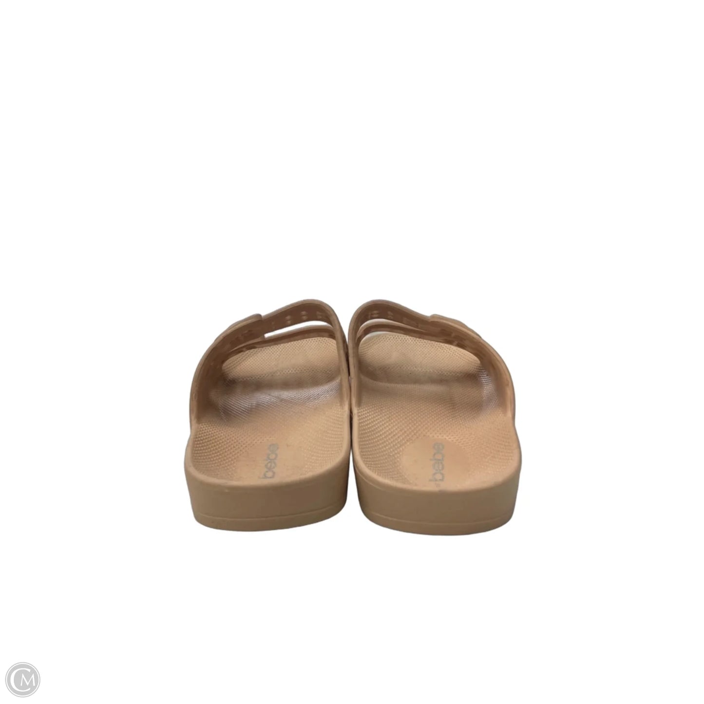 Sandals Flats By Bebe In Tan, Size: 7