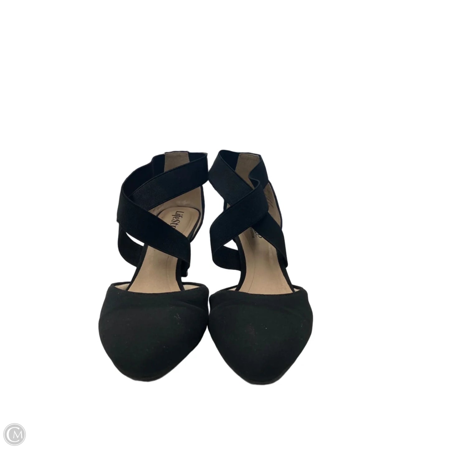 Shoes Heels Kitten By Life Stride In Black, Size: 6