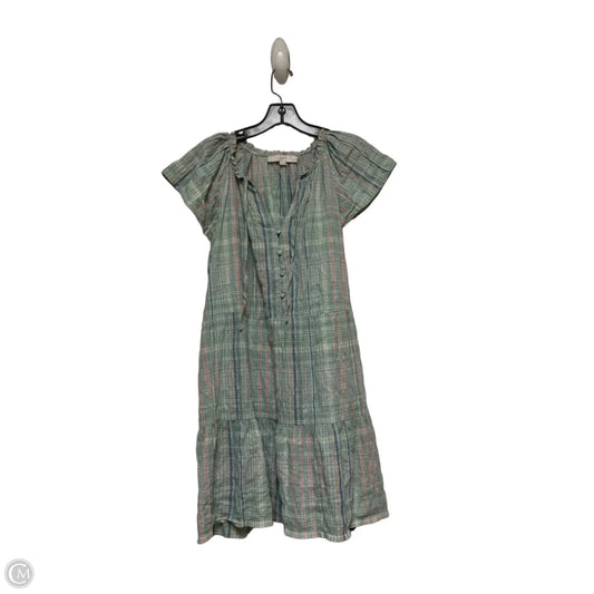 Dress Casual Short By Loft In Plaid Pattern, Size: Mp