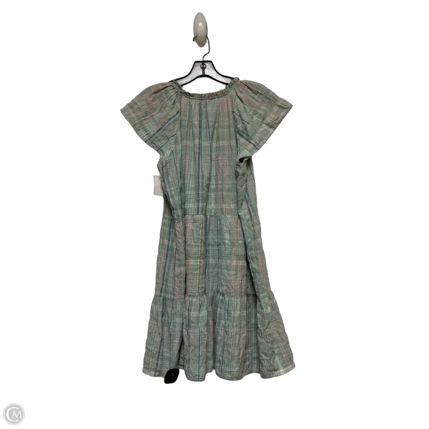 Dress Casual Short By Loft In Plaid Pattern, Size: Mp