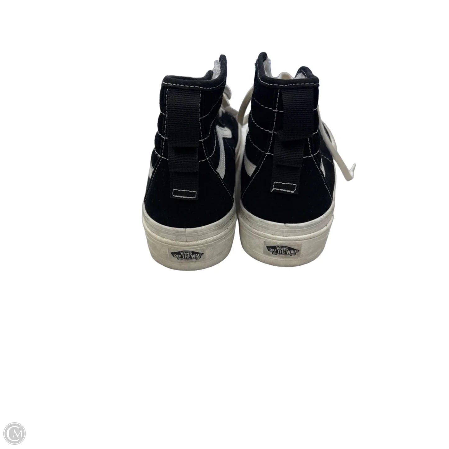 Shoes Sneakers By Vans In Black & White, Size: 9.5