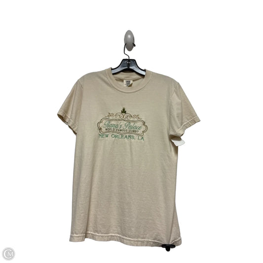 Top Short Sleeve Basic By Comfort Colors In Cream, Size: S