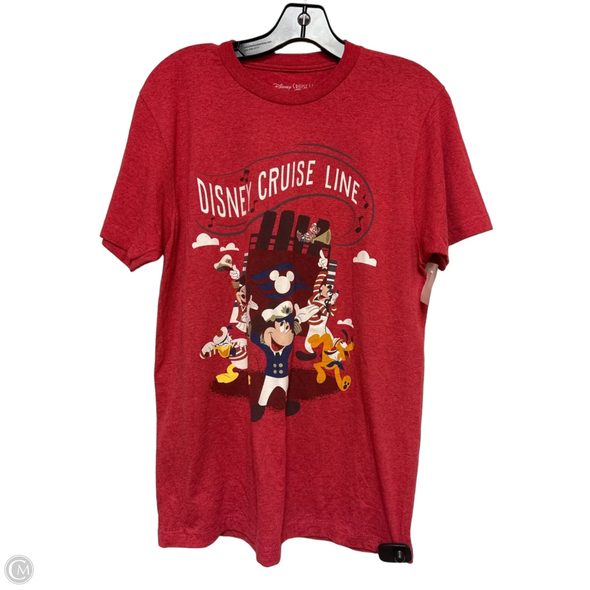Top Short Sleeve Basic By Disney Store In Red, Size: M