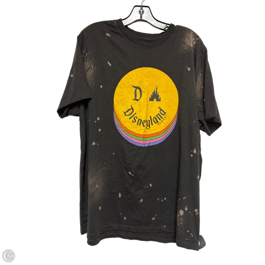 Top Short Sleeve By Disney Store In Black, Size: L