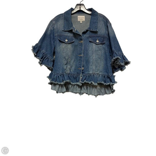 Jacket Denim By Hayden La In Blue Denim, Size: S