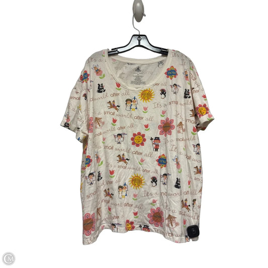 Top Short Sleeve Basic By Disney Store In Multi-colored, Size: 2x