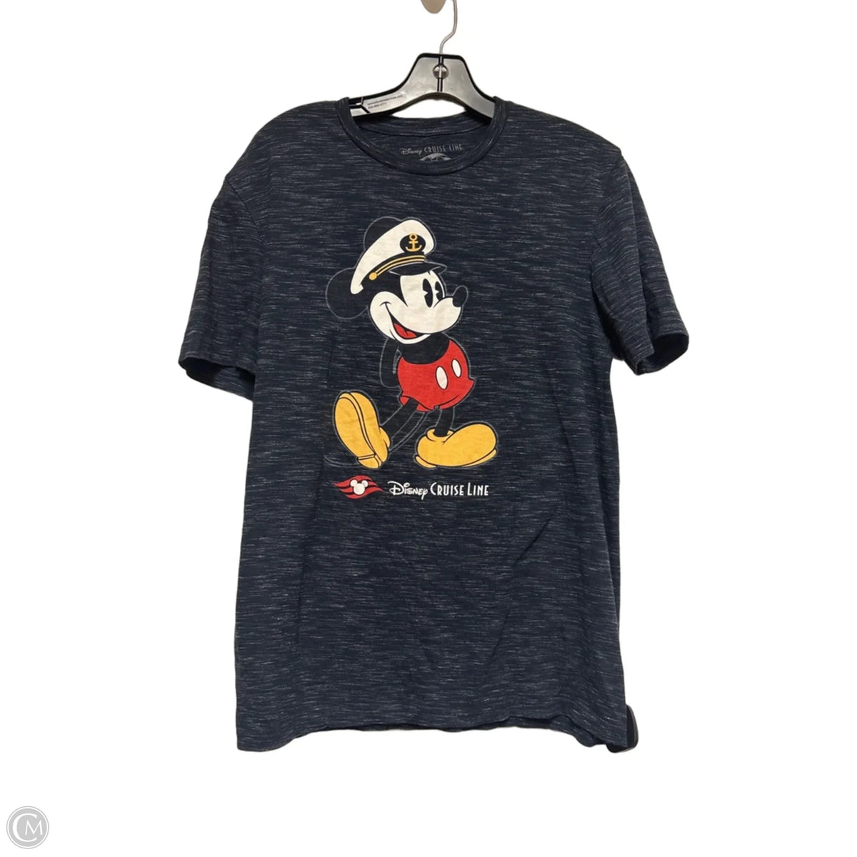 Top Short Sleeve Basic By Disney Store In Navy, Size: M