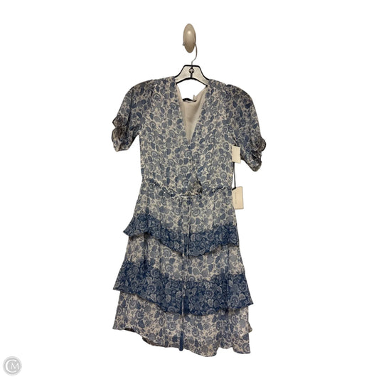 Dress Casual Short By 1.state In Blue & White, Size: Xxs