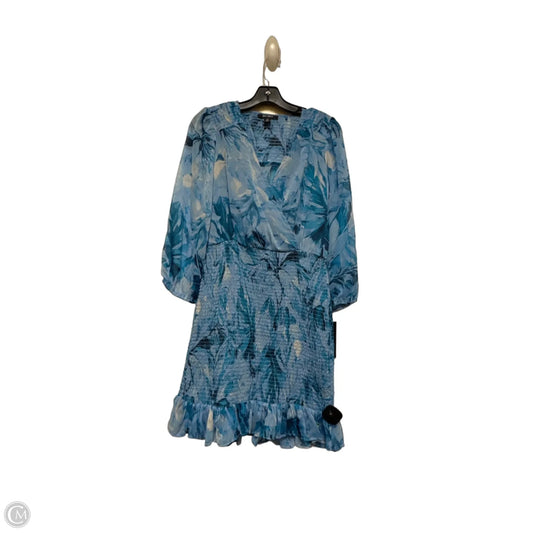 Dress Casual Short By Bcbg In Blue & White, Size: Xs