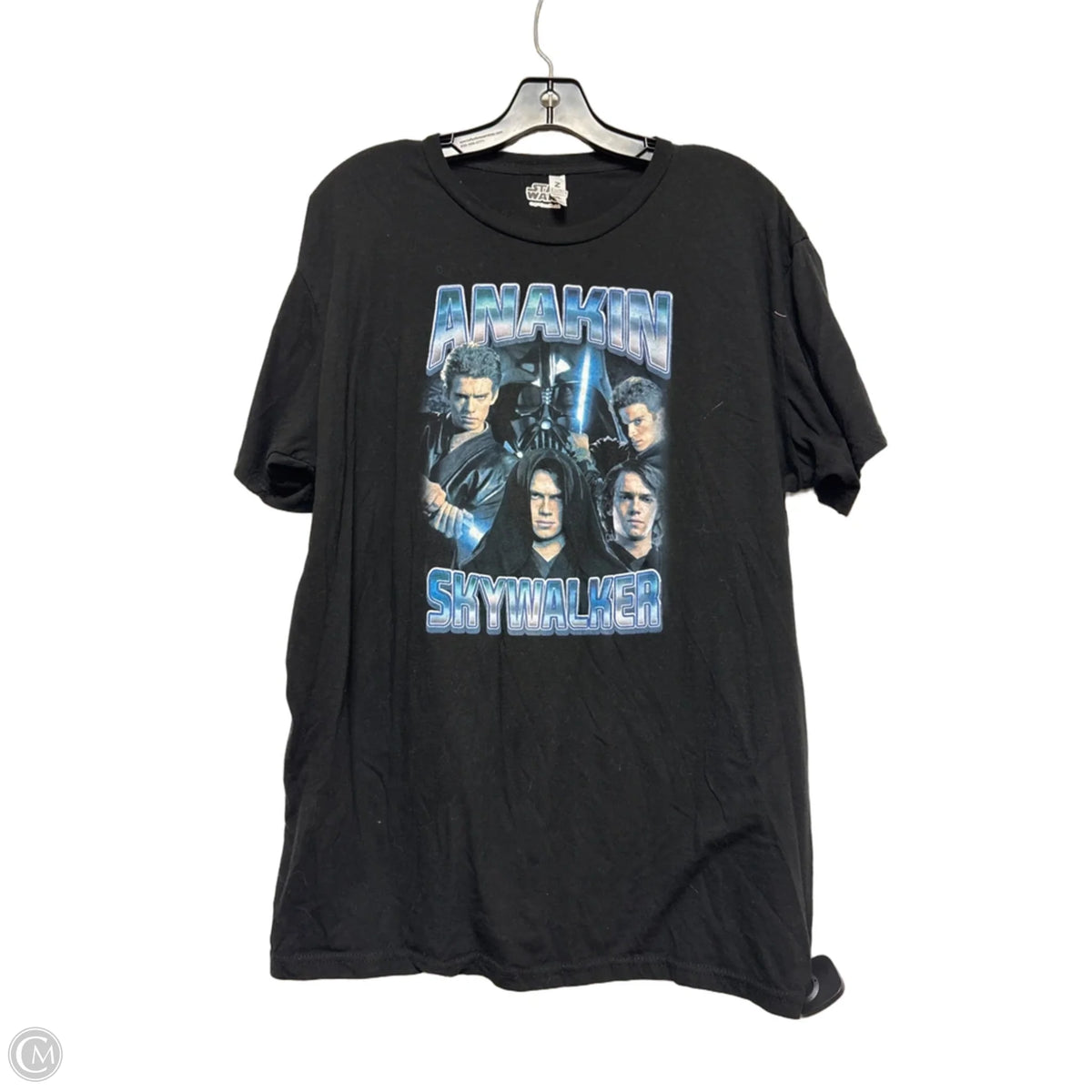 Top Short Sleeve Basic By Disney In Black & Blue, Size: Xl