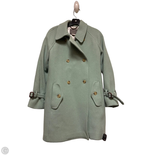 Coat Peacoat By J. Crew In Green, Size: M