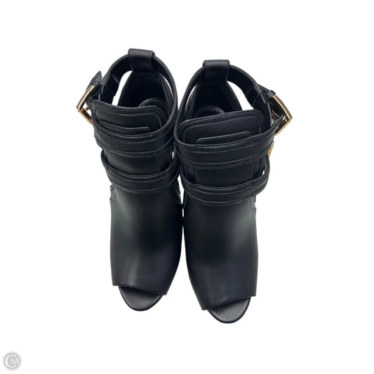 Shoes Heels Stiletto By Michael By Michael Kors In Black & Gold, Size: 6.5