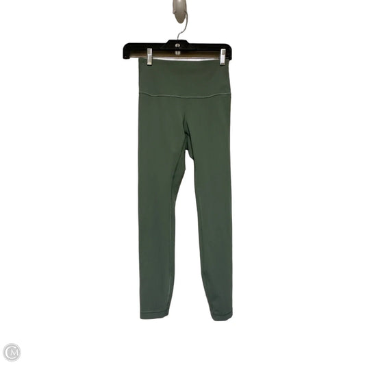 Athletic Leggings By Lululemon In Green, Size: 4