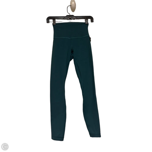 Athletic Leggings By Lululemon In Green, Size: 4
