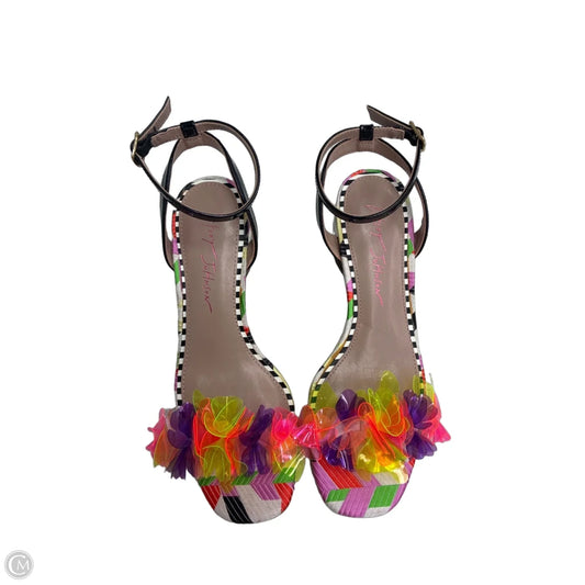 Shoes Heels Block By Betsey Johnson In Multi-colored, Size: 6