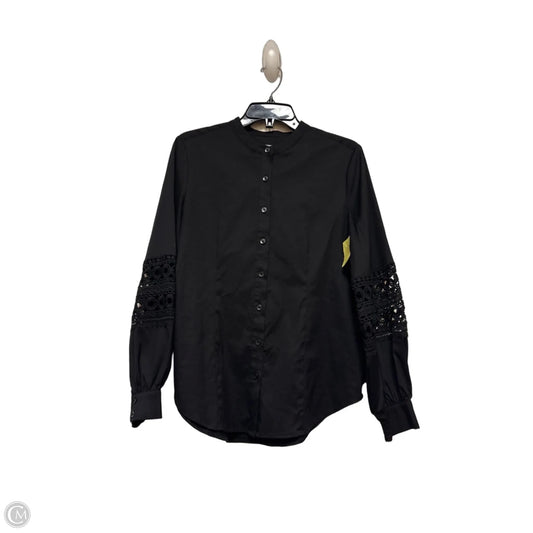 Top Long Sleeve By Chicos In Black, Size: S
