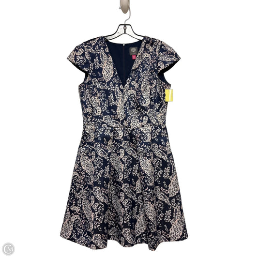 Dress Casual Short By Vince Camuto In Blue & Pink, Size: M