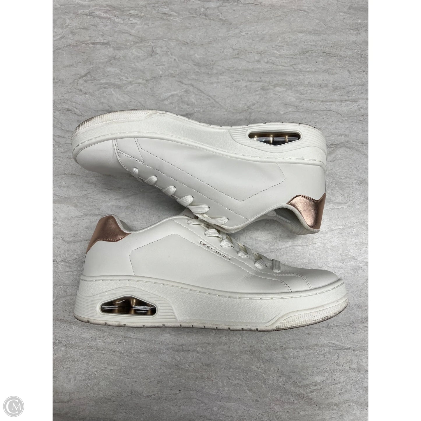 Shoes Sneakers By Skechers In White, Size: 10