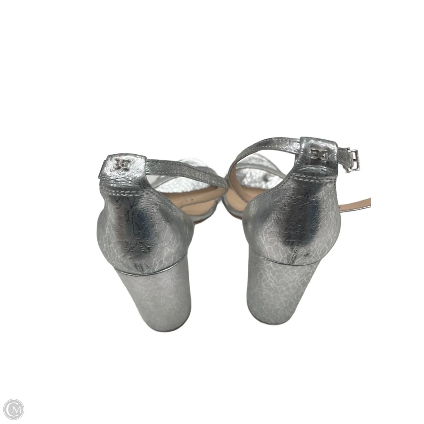 Shoes Heels Block By Sam Edelman In Silver, Size: 10.5
