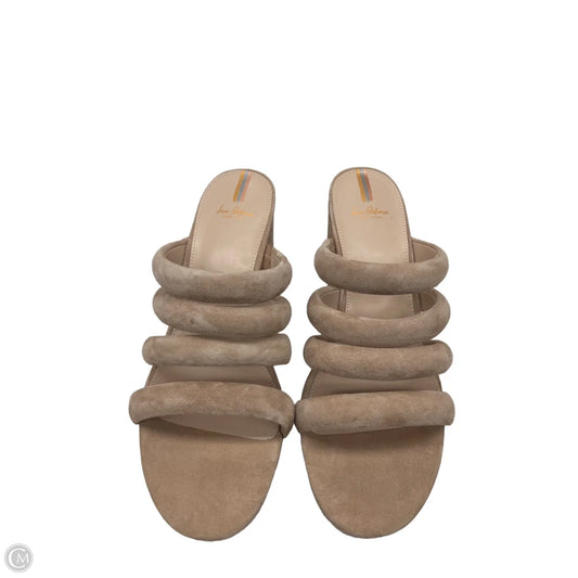 Sandals Heels Wedge By Sam Edelman In Tan, Size: 11
