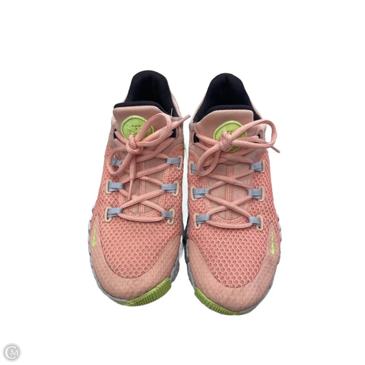 Shoes Athletic By Nike In Green & Pink, Size: 8