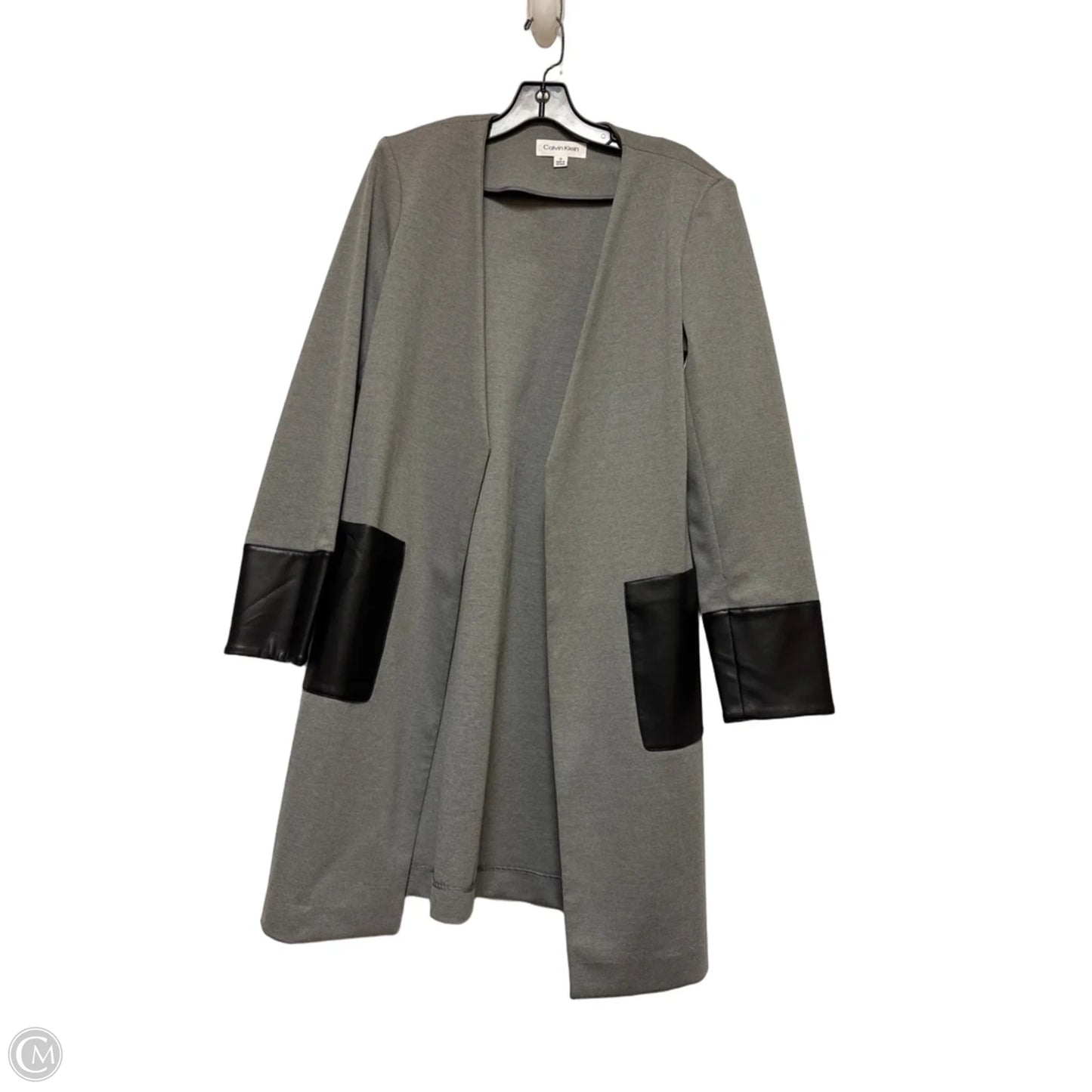 Jacket Other By Calvin Klein In Grey, Size: 10