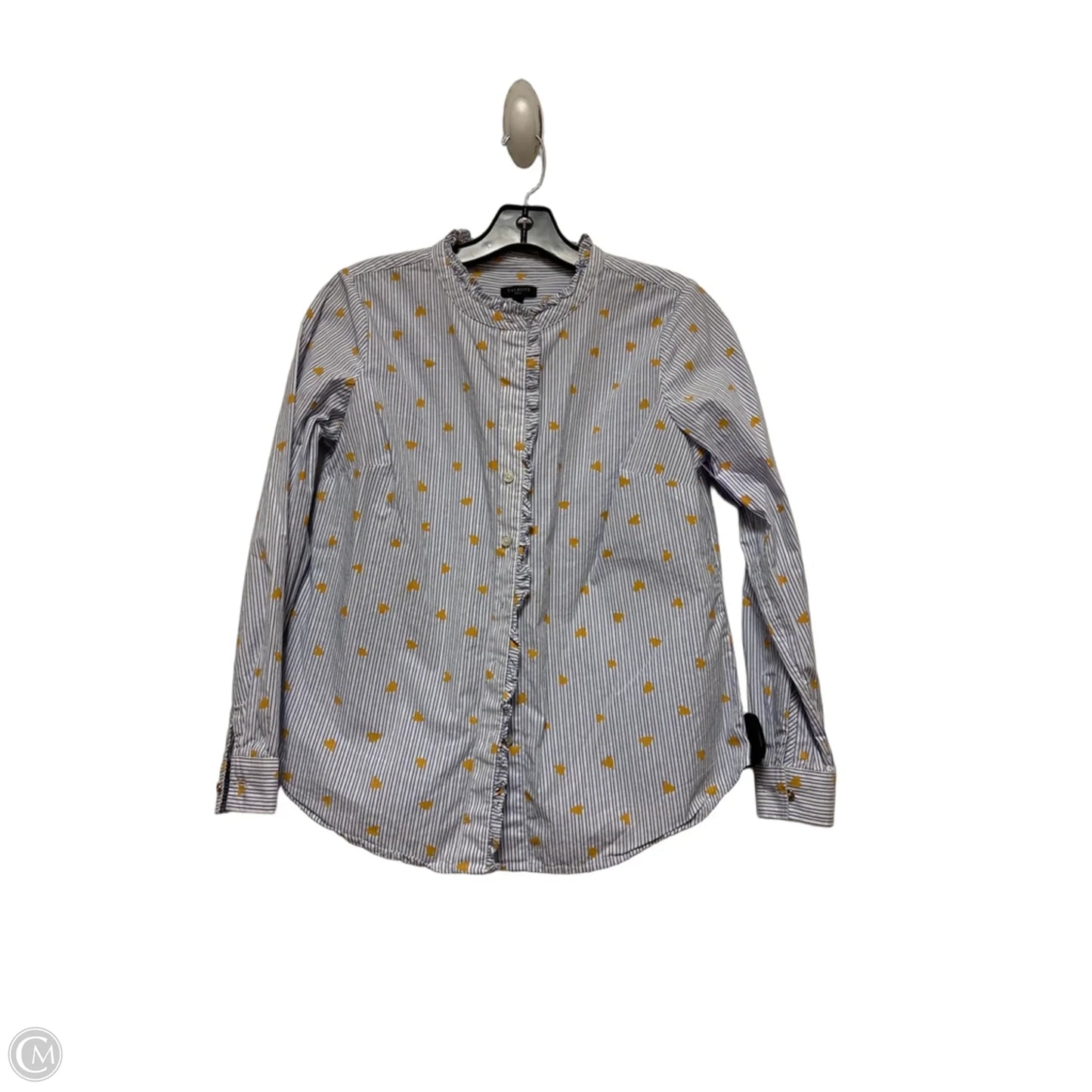 Top Long Sleeve By Talbots In Striped Pattern, Size: Sp