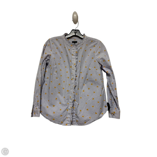 Top Long Sleeve By Talbots In Striped Pattern, Size: Sp