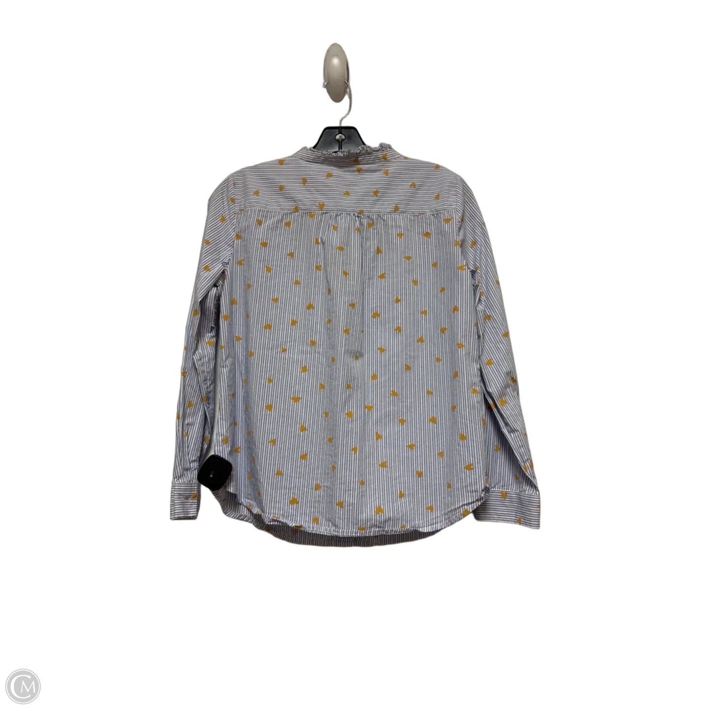 Top Long Sleeve By Talbots In Striped Pattern, Size: Sp