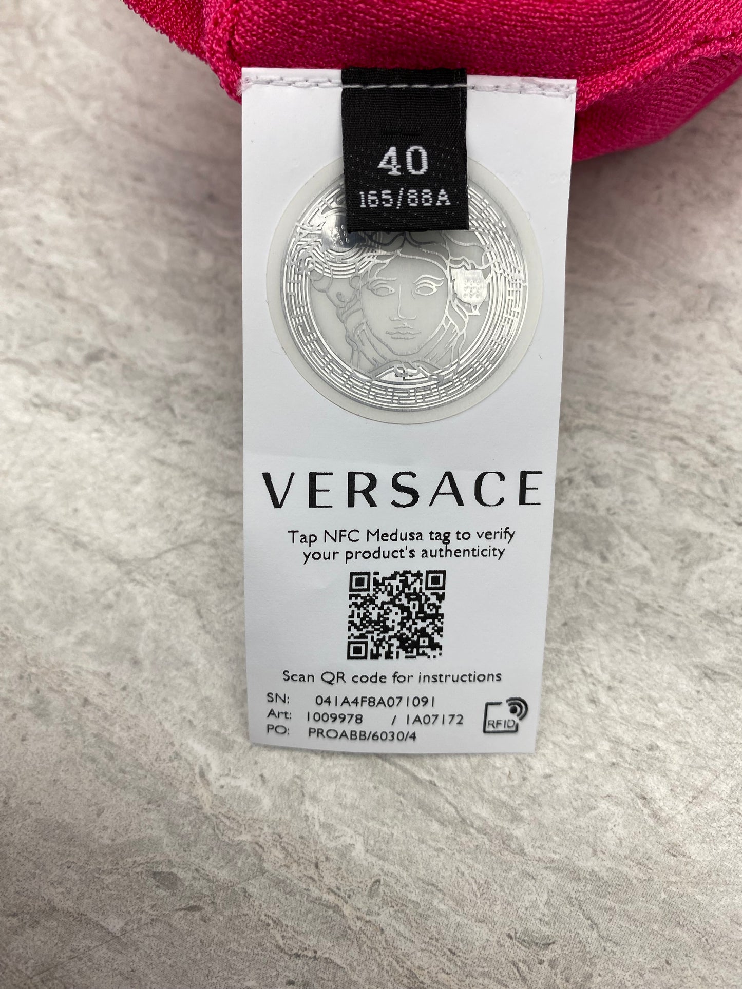 Dress Luxury Designer By Versace  Size: Xs