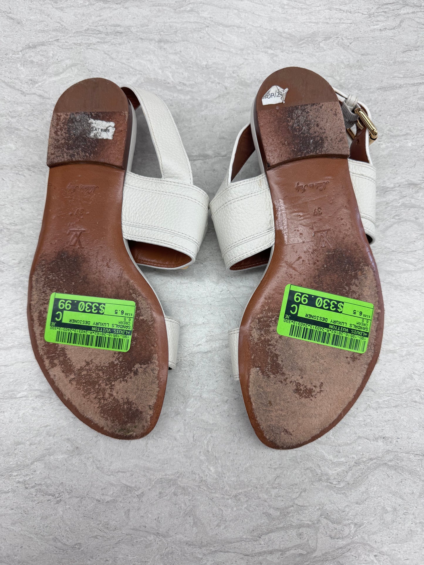 Sandals Luxury Designer By Louis Vuitton  Size: 6.5